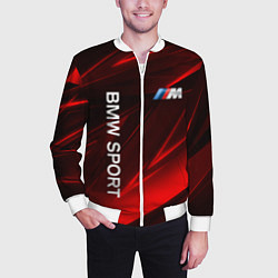 Бомбер мужской BMW БМВ Z, цвет: 3D-белый — фото 2
