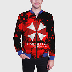 Бомбер мужской UMBRELLA CORP, цвет: 3D-синий — фото 2
