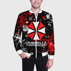 Бомбер мужской UMBRELLA CORPORATION, цвет: 3D-белый — фото 2