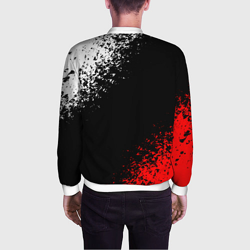 Мужской бомбер THE WITCHER / 3D-Белый – фото 4