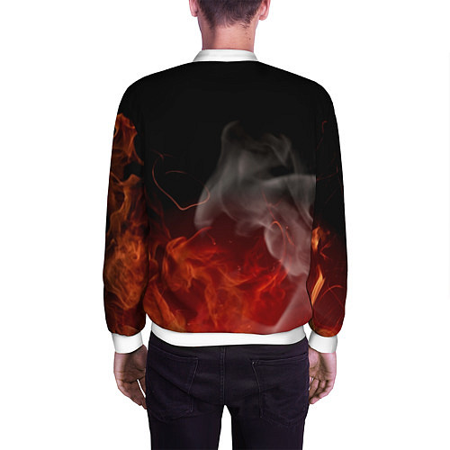 Мужской бомбер LIMP BIZKIT / 3D-Белый – фото 4