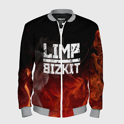 Бомбер мужской LIMP BIZKIT, цвет: 3D-меланж