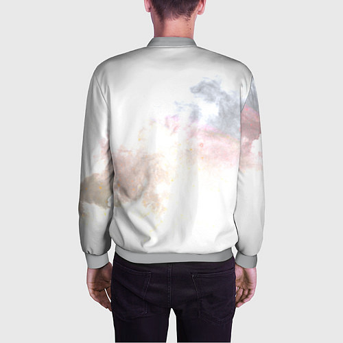 Мужской бомбер Сплин / 3D-Меланж – фото 4