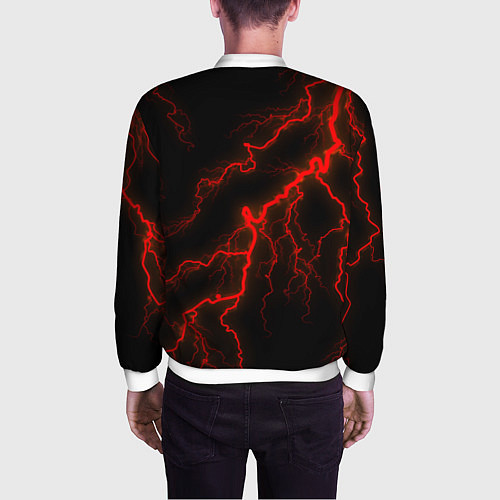 Мужской бомбер Dead by Daylight / 3D-Белый – фото 4