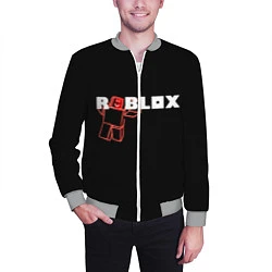 Бомбер мужской Роблокс Roblox, цвет: 3D-меланж — фото 2