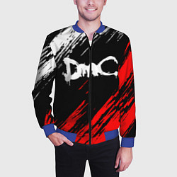 Бомбер мужской DEVIL MAY CRY DMC, цвет: 3D-синий — фото 2
