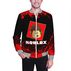 Бомбер мужской ROBLOX, цвет: 3D-меланж — фото 2