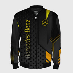 Бомбер мужской Mercedes-Benz, цвет: 3D-черный
