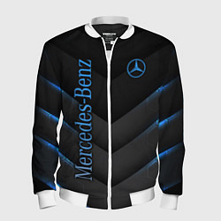 Бомбер мужской Mercedes-Benz, цвет: 3D-белый