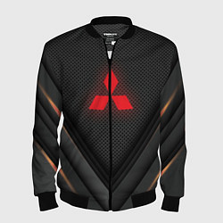 Бомбер мужской MITSUBISHI, цвет: 3D-черный