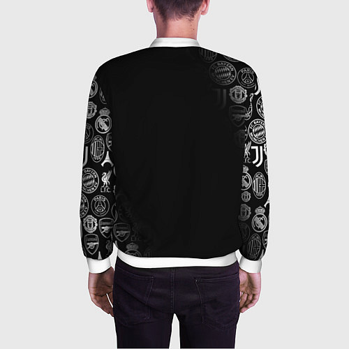 Мужской бомбер JUVENTUS / 3D-Белый – фото 4