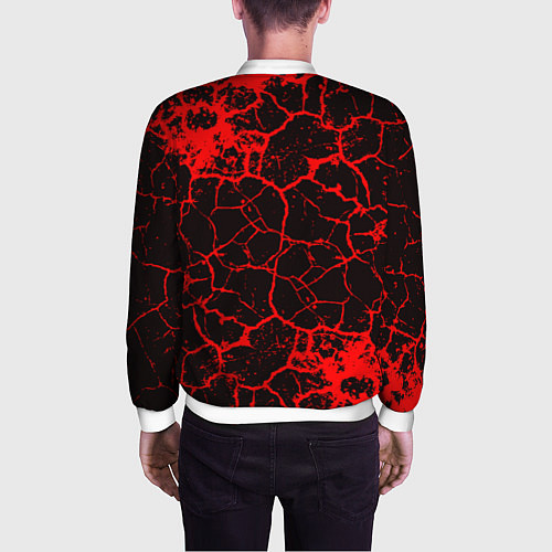 Мужской бомбер Pyrokinesis / 3D-Белый – фото 4