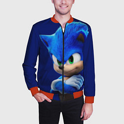 Бомбер мужской SONIC, цвет: 3D-красный — фото 2