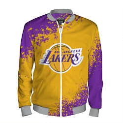 Бомбер мужской LA LAKERS KOBE BRYANT, цвет: 3D-меланж