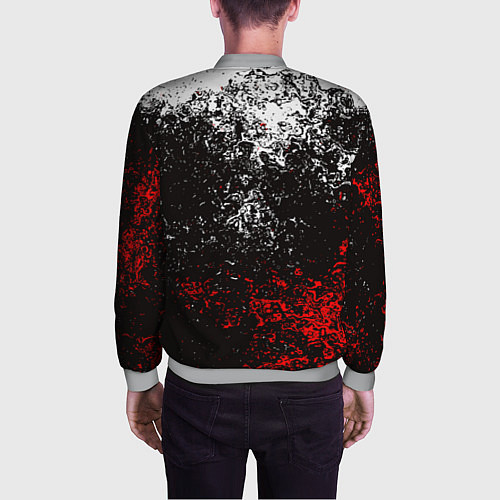 Мужской бомбер АНАРХИЯ / 3D-Меланж – фото 4