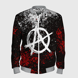 Бомбер мужской АНАРХИЯ, цвет: 3D-меланж