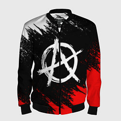 Бомбер мужской АНАРХИЯ, цвет: 3D-черный