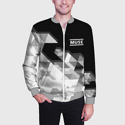 Бомбер мужской Muse, цвет: 3D-меланж — фото 2