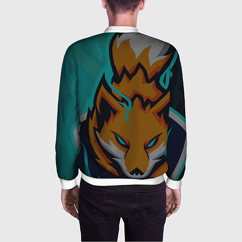 Мужской бомбер Форма Foxfire / 3D-Белый – фото 4