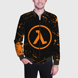Бомбер мужской HALF-LIFE, цвет: 3D-черный — фото 2