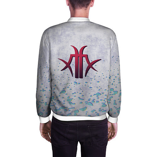 Мужской бомбер The Matrixx / 3D-Белый – фото 4