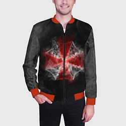 Бомбер мужской RESIDENT EVIL 3, цвет: 3D-красный — фото 2