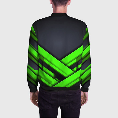 Мужской бомбер Legends of Runeterra / 3D-Черный – фото 4