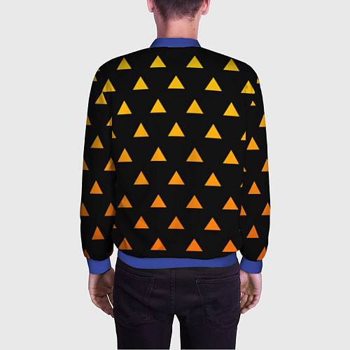 Мужской бомбер ЗЕНИЦУ КИМОНО / 3D-Синий – фото 4