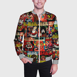 Бомбер мужской ЧЕРНОЕ ЗЕРКАЛО, цвет: 3D-меланж — фото 2