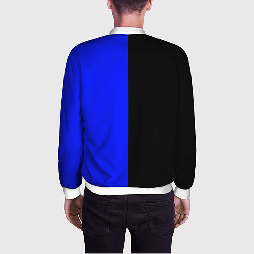 Мужской бомбер SUBARU / 3D-Белый – фото 4