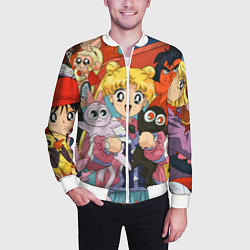 Бомбер мужской СЕЙЛОР МУН, цвет: 3D-белый — фото 2