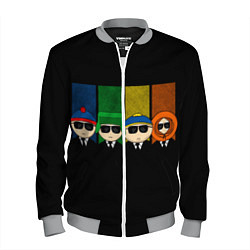 Бомбер мужской South Park, цвет: 3D-меланж