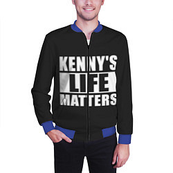 Бомбер мужской KENNYS LIFE MATTERS, цвет: 3D-синий — фото 2