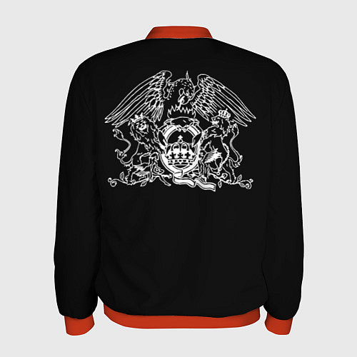 Мужской бомбер QUEEN НА СПИНЕ / 3D-Красный – фото 2