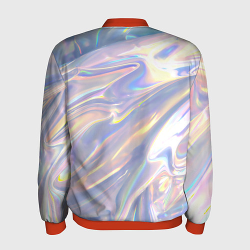 Мужской бомбер Фольга / 3D-Красный – фото 2