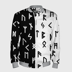 Бомбер мужской РУНЫ, цвет: 3D-меланж