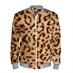 Бомбер мужской Леопард, цвет: 3D-меланж