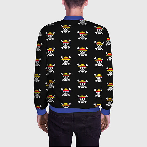 Мужской бомбер One Piece / 3D-Синий – фото 4