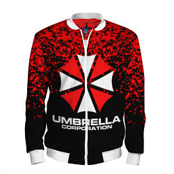 Бомбер мужской Umbrella Corporation, цвет: 3D-белый