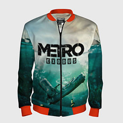 Бомбер мужской METRO EXODUS, цвет: 3D-красный