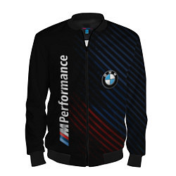 Бомбер мужской BMW PERFORMANCE, цвет: 3D-черный