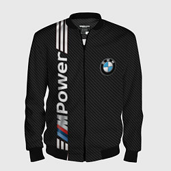 Бомбер мужской BMW CARBON, цвет: 3D-черный