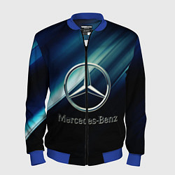 Бомбер мужской Mercedes, цвет: 3D-синий