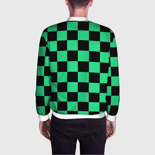 Мужской бомбер KIMETSU NO YAIBA / 3D-Белый – фото 4