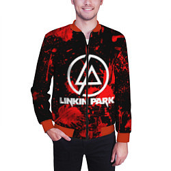 Бомбер мужской Linkin Park, цвет: 3D-красный — фото 2