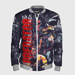 Бомбер мужской Predator - jungle texture, цвет: 3D-меланж