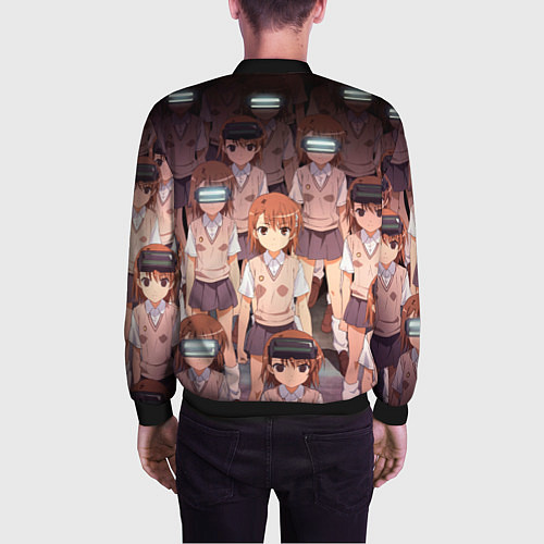 Мужской бомбер Railgun / 3D-Черный – фото 4