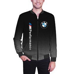 Бомбер мужской BMW M PERFORMANCE, цвет: 3D-черный — фото 2