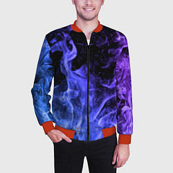 Бомбер мужской ОГОНЬ, цвет: 3D-красный — фото 2