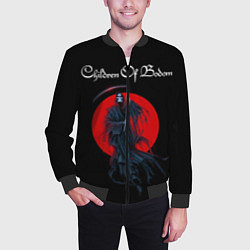 Бомбер мужской Children of Bodom 19, цвет: 3D-черный — фото 2